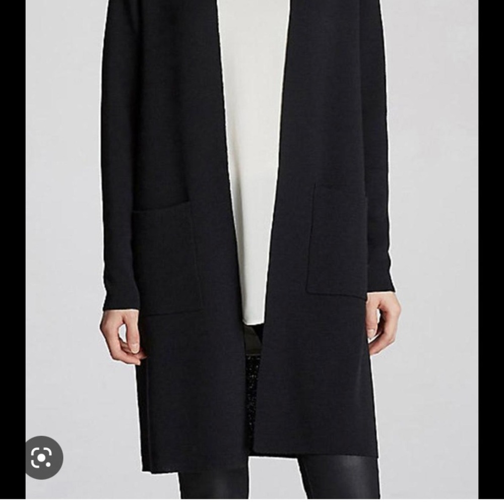 Eileen Fisher long cardigan.